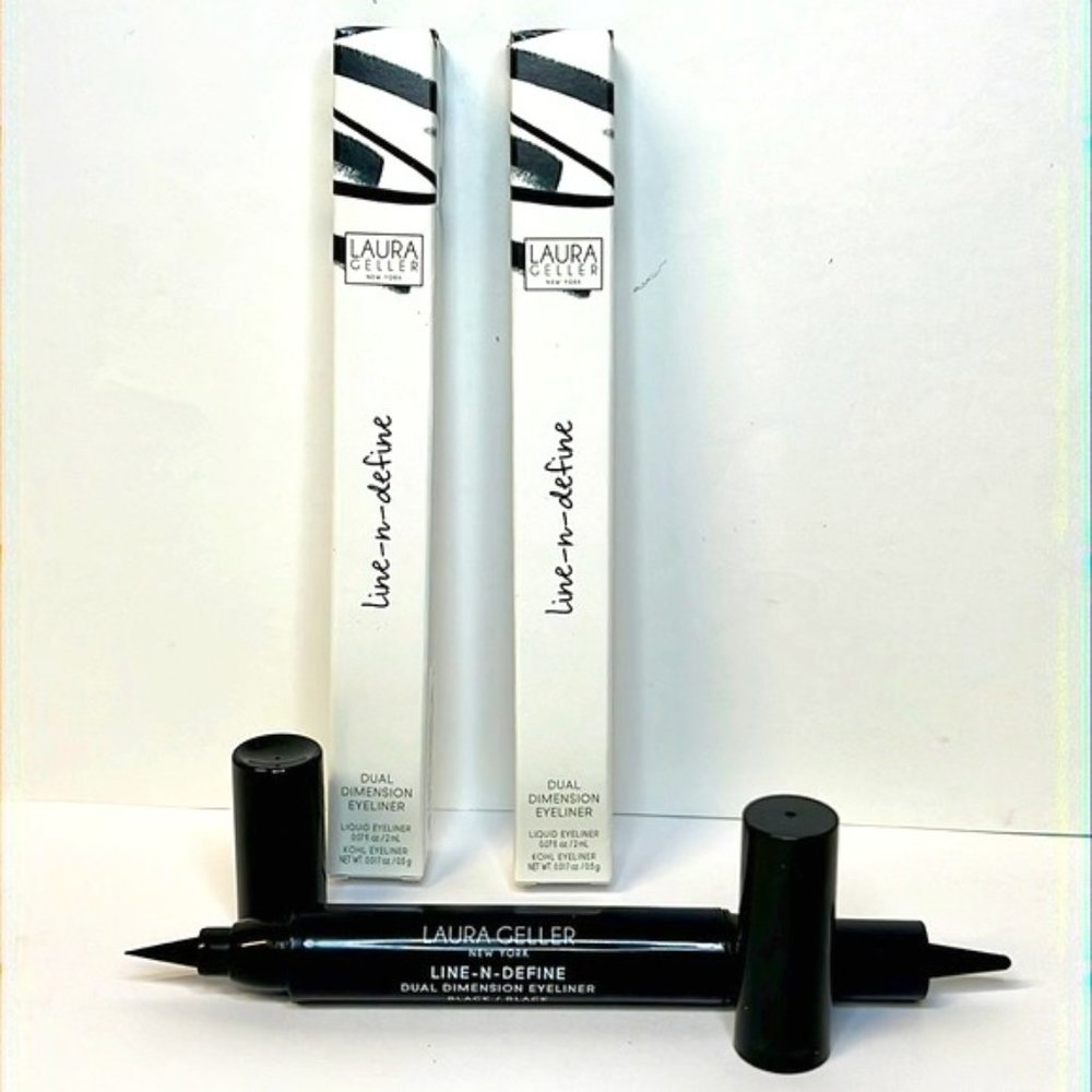 LAURA GELLER LINE-IN-DEFINE DUAL DIMENSION EYELINER - BLACK